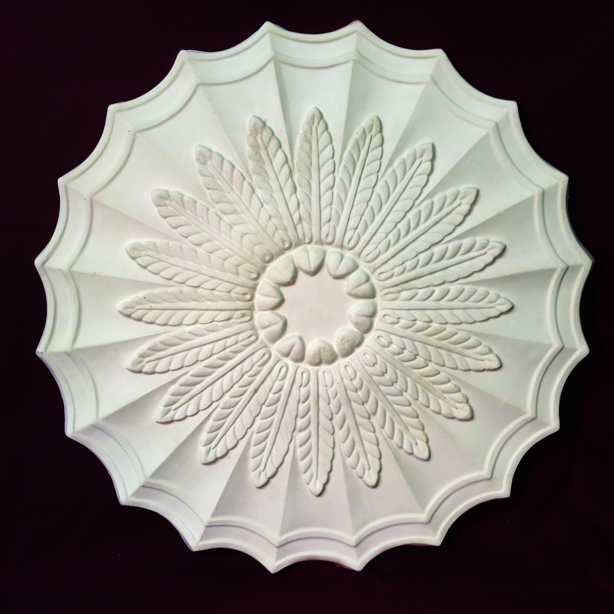 570mm Ceiling Rose Art Deco Traditional Plaster Cornice Direct